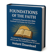 Load image into Gallery viewer, Instant Bible Institute Curriculum for Churches -- Foundations of the Faith